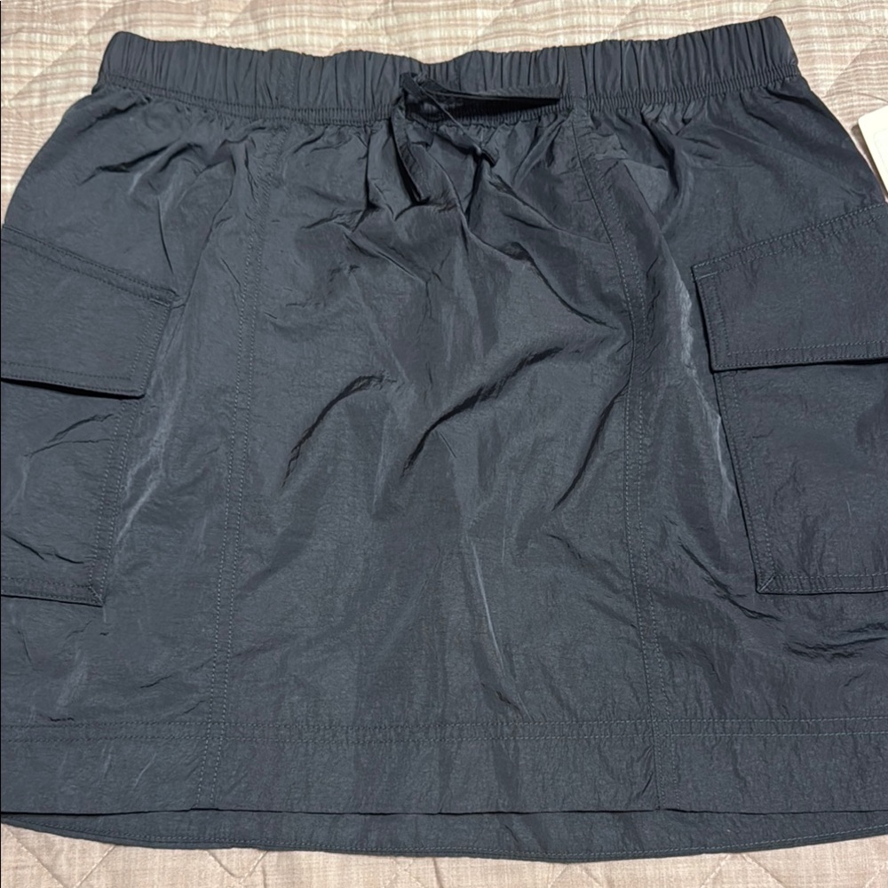 Women's Black Cargo Skirt